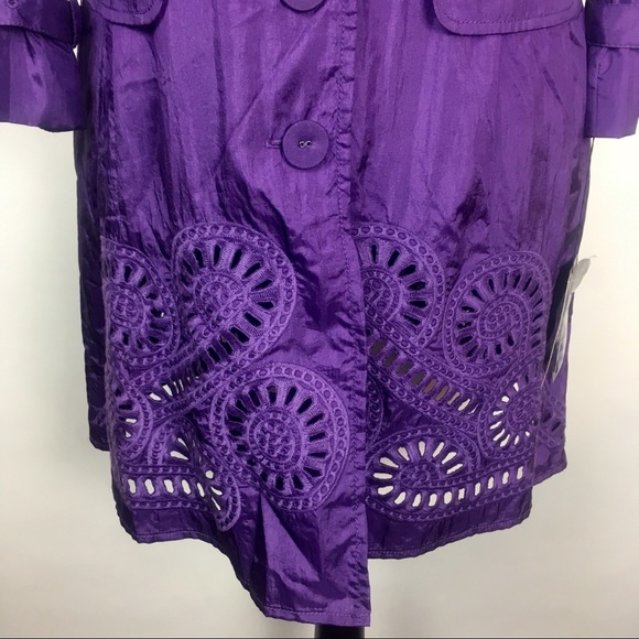 Etcetera NWT Majestic Laser Cut Coat - Picture 4 of 6